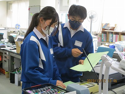 学級代表１