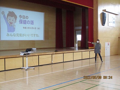 学校朝礼１