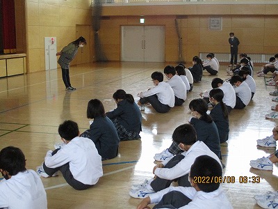 学校朝礼10