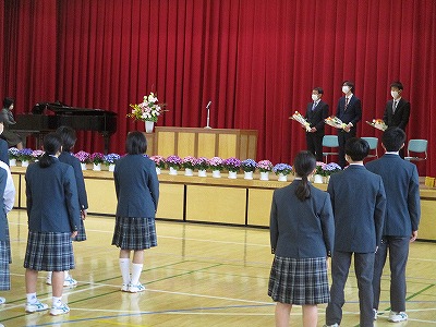離任式８